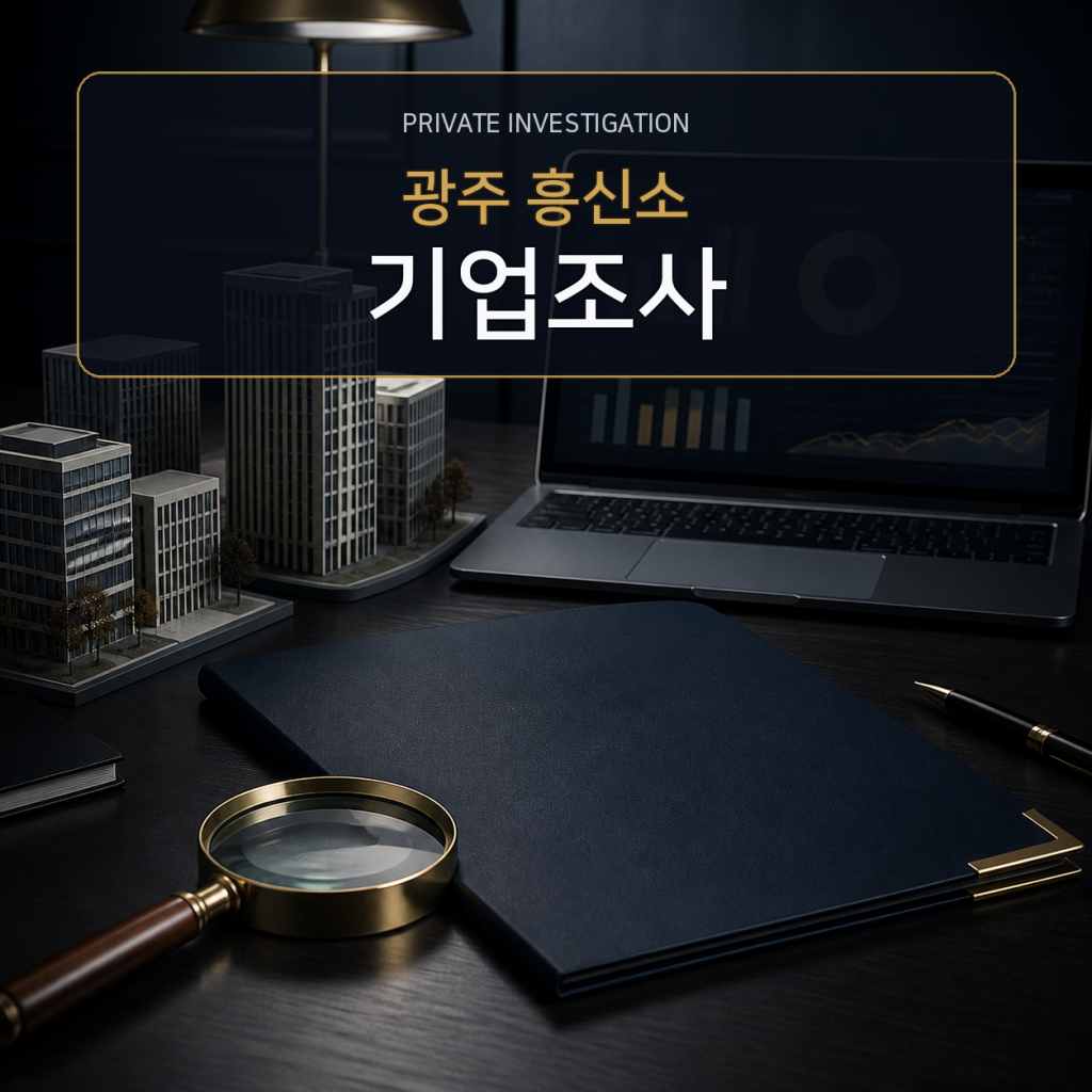 광주 기업·거래처 조사 전문 흥신소